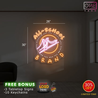 ALL SCHOOL BRAND  | LED Neon Sign