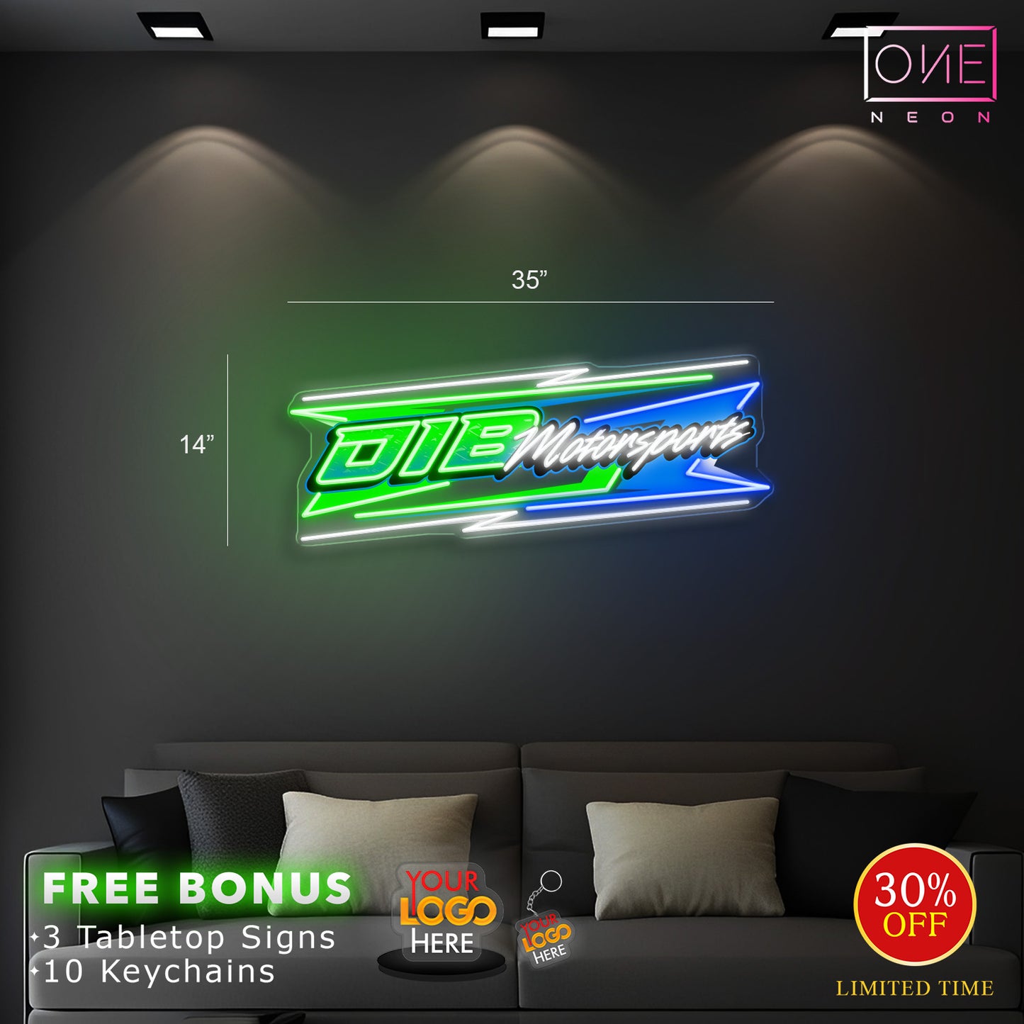 DIB MOTORSPORT  | LED Neon Sign