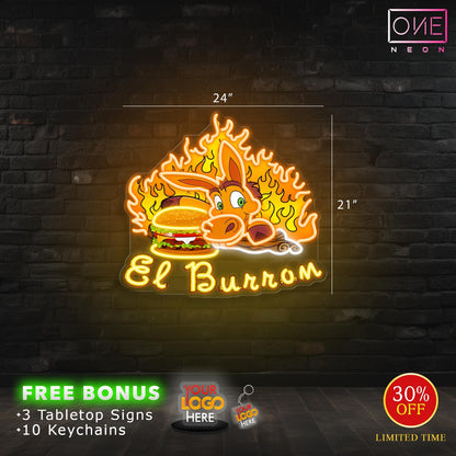 El Burron | LED Neon Sign