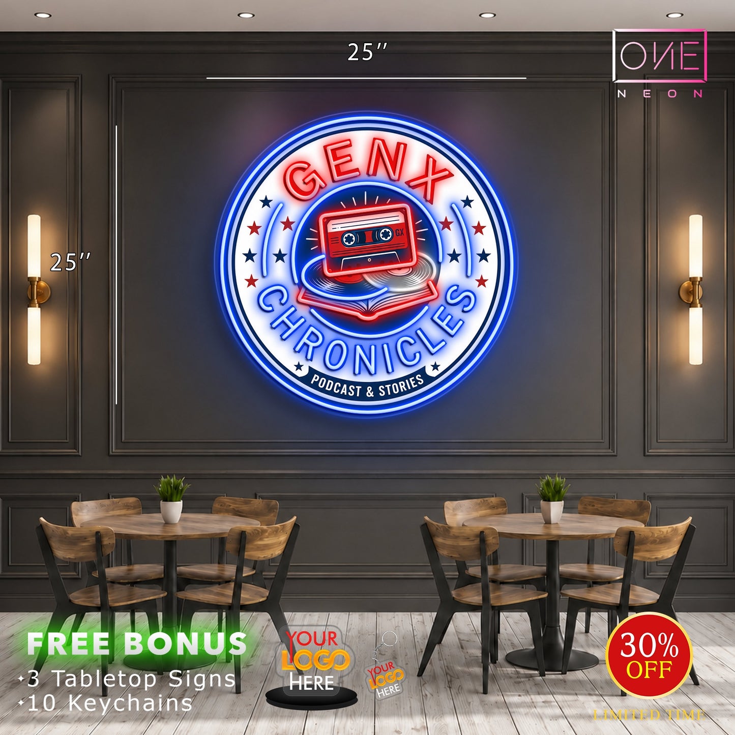 GENX CHRONICLES  | LED Neon Sign