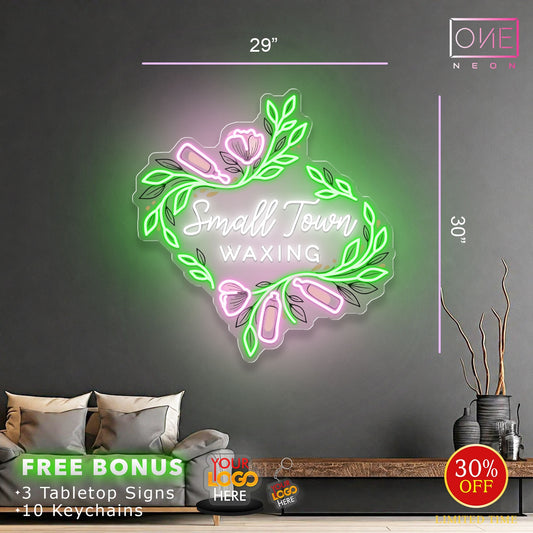 SMALL TOWN WAXING | LED Neon Sign