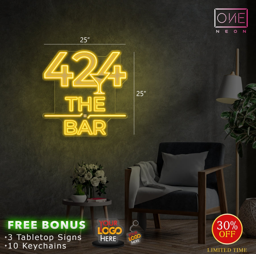 424 the bar | LED Neon Sign