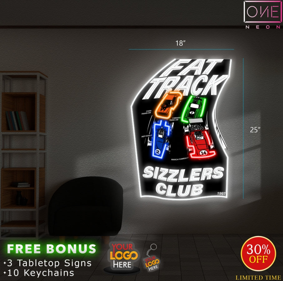Fat Track | LED Neon Sign