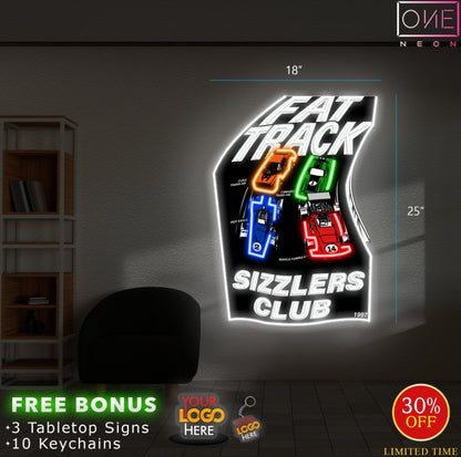 Fat Track | LED Neon Sign