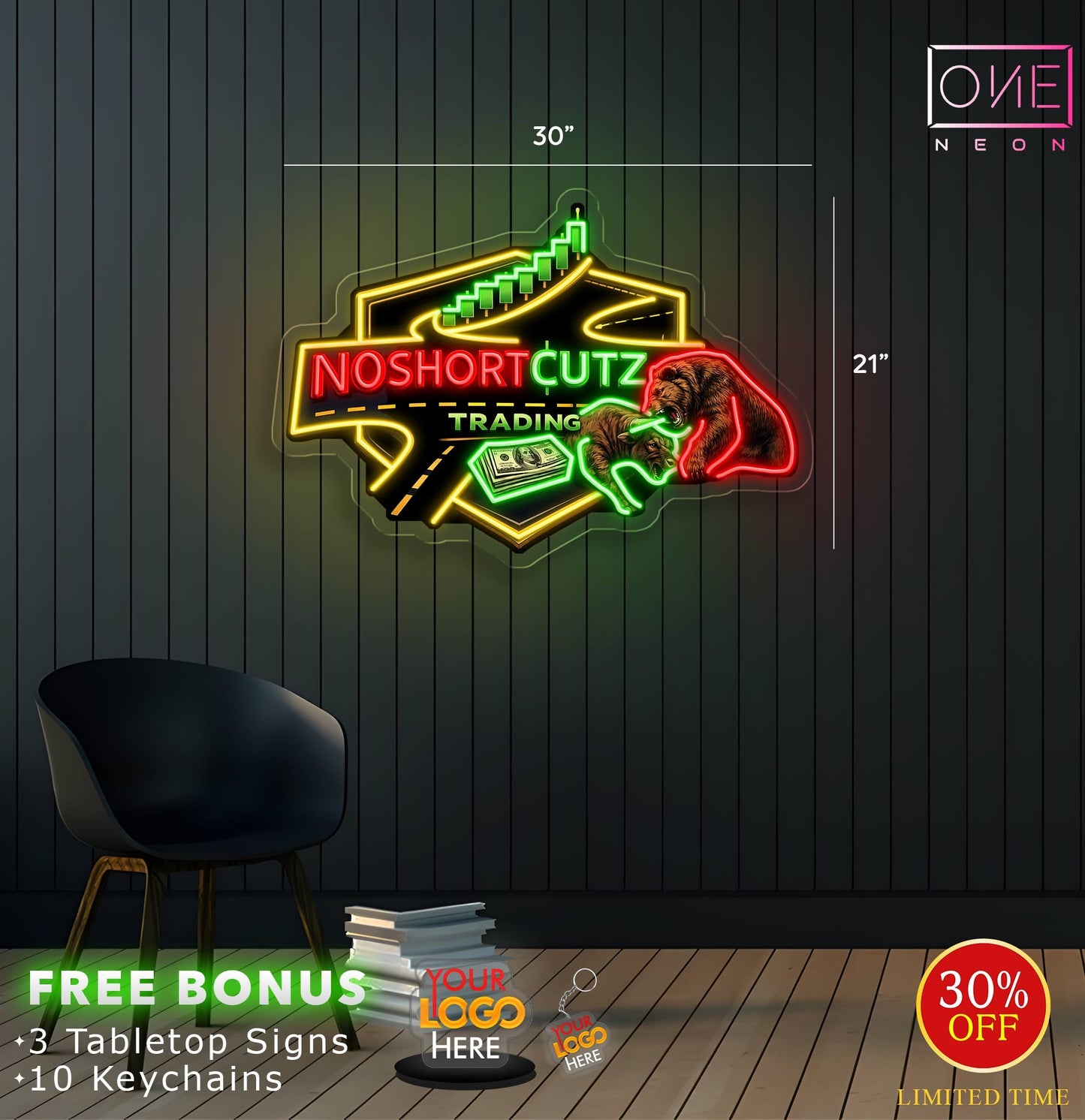 NOSHORTCUTZ | LED Neon Sign
