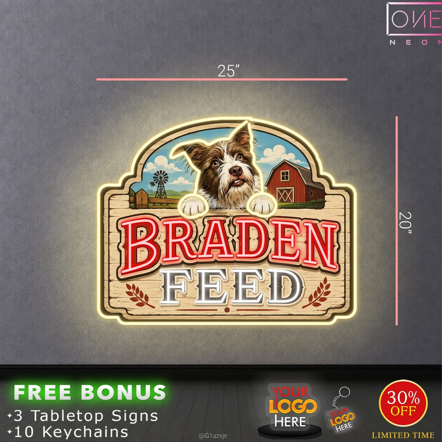 BRADEN FEED | LED Neon Sign