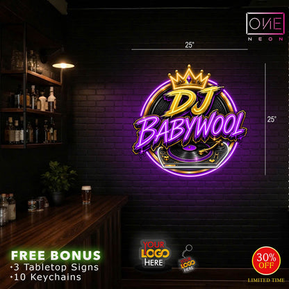 Dj babywool | LED Neon Sign