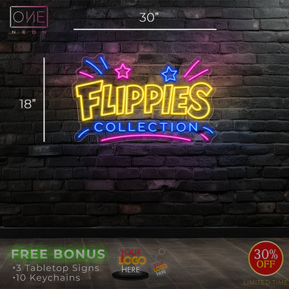 FLIPPIES | LED Neon Sign