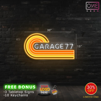Garage 77 | LED Neon Sign