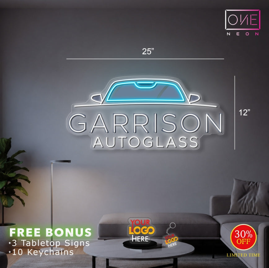 Garrison Autoglass | LED Neon Sign