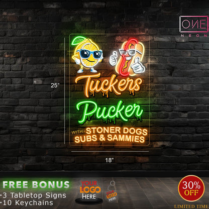 TUCKER PUCKER | LED Neon Sign