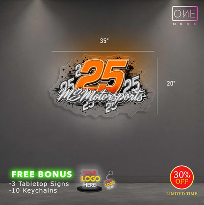 25 MSmotorsport | LED Neon Sign