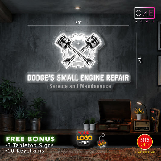 DODGE'S SMALL ENGINE REPAIR | LED Neon Sign