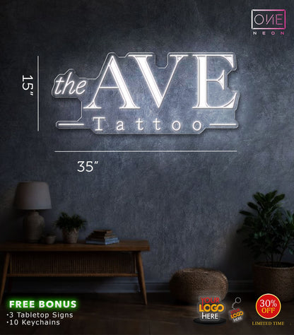 THE AVE TATTOO | LED Neon Sign