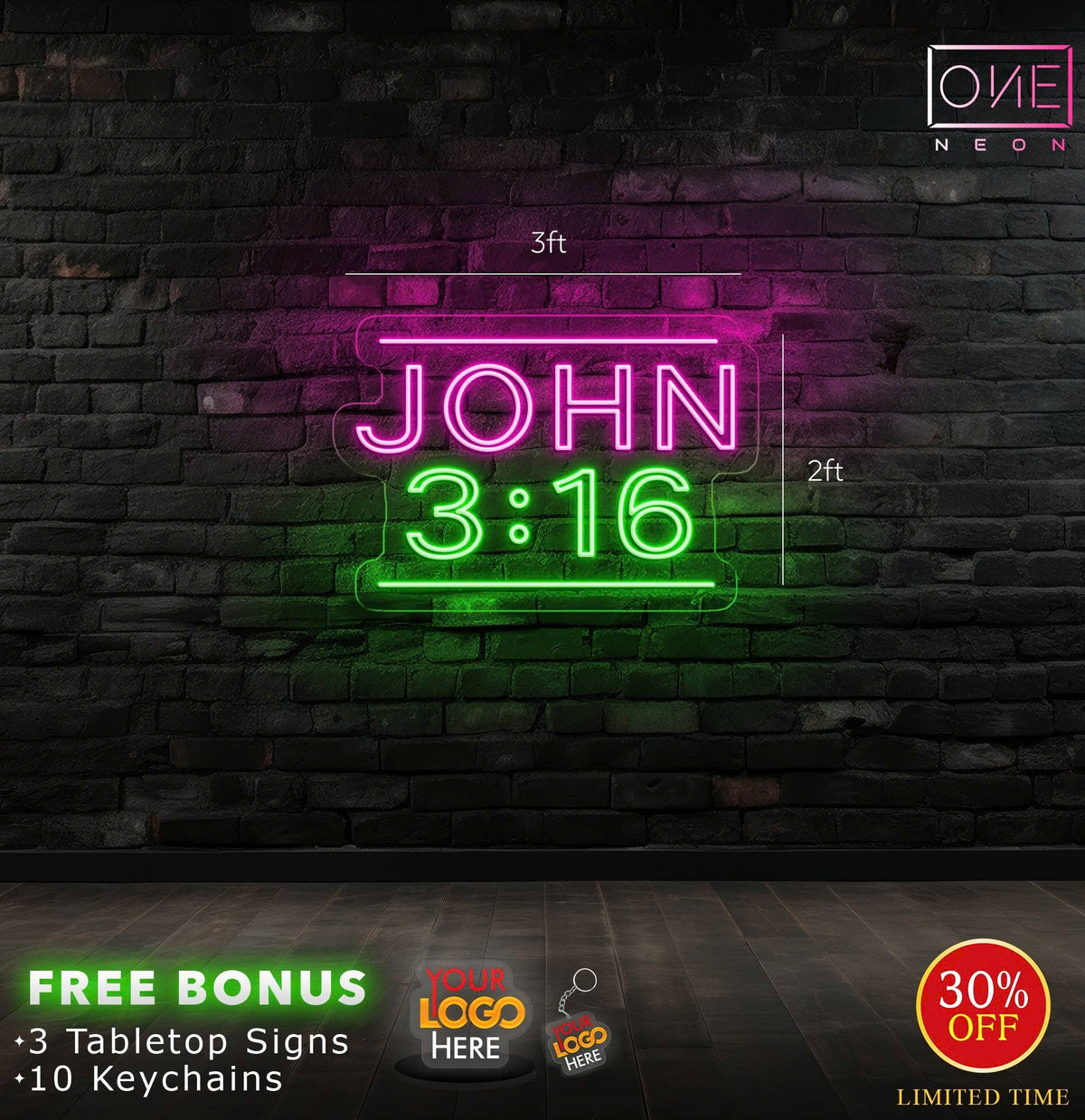Enseigne néon LED œuvre d'art Tatoueur