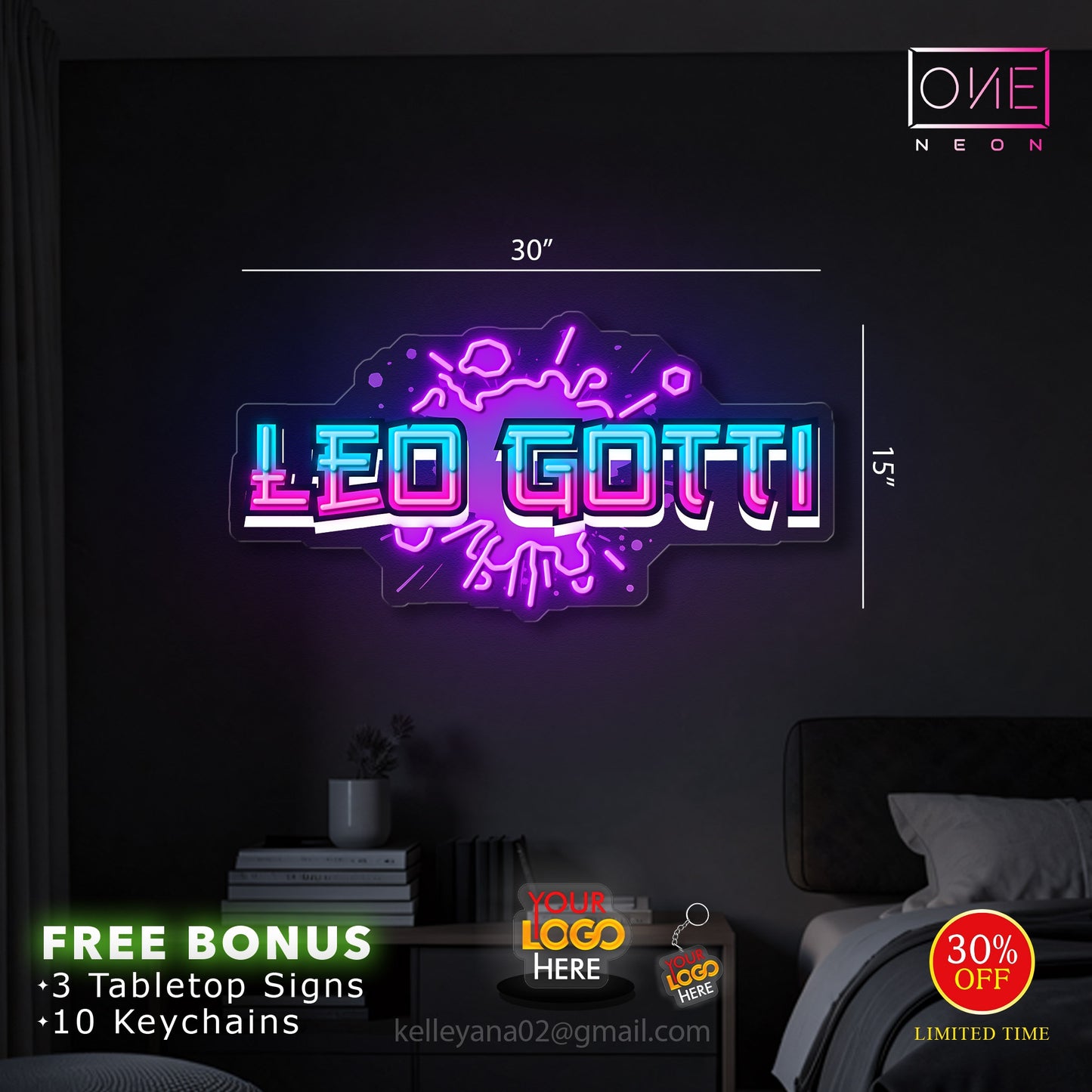 LEO GOTTI | LED Neon Sign