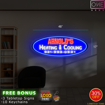 ARNOLD'S HEATING & COOLING | LED Neon Signs