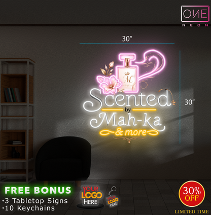 Scented by Mah-ka & more | LED Neon Sign