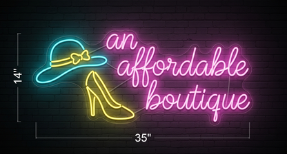 AN AFFORDABLE BOUTIQUE | LED Neon Sign
