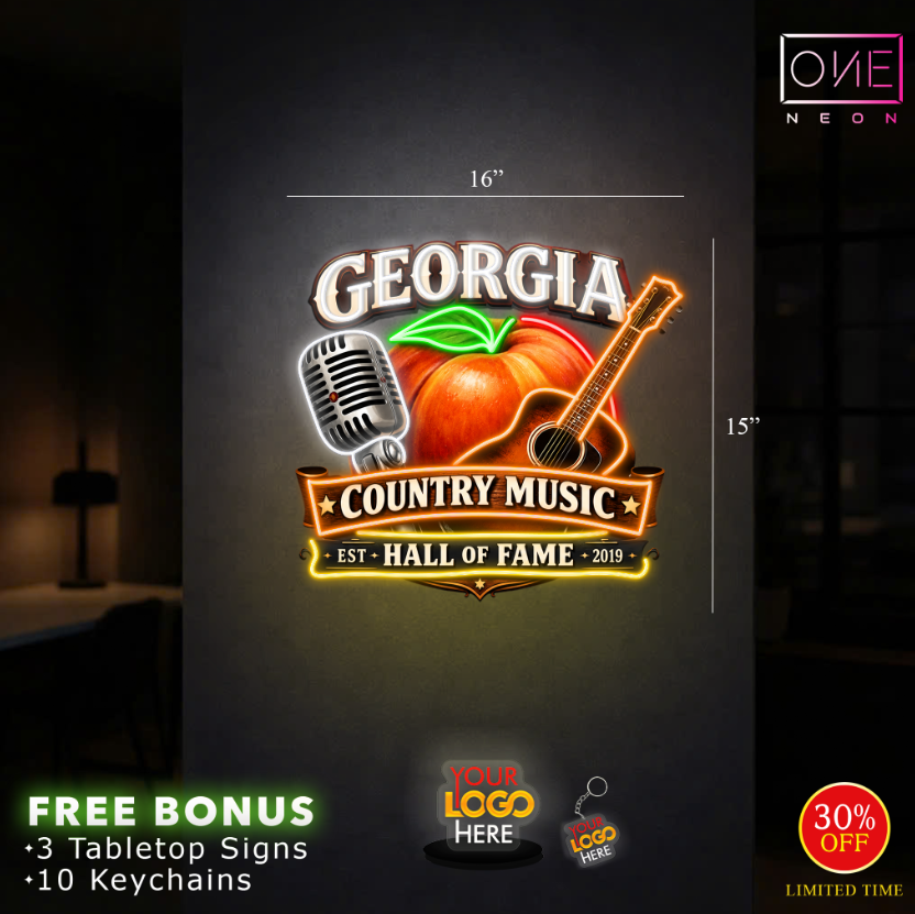 GEORGIA | LED Neon Sign