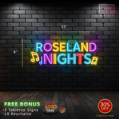 ROSELAND NIGHTS | LED Neon Sign