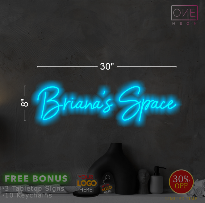 Briana's Space | LED Neon Sign