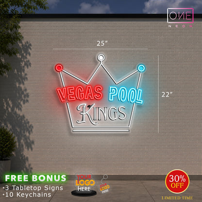 Vegas pool kings | LED Neon Sign