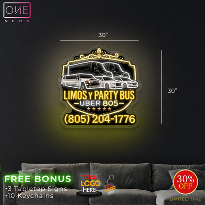 Limos y party bus | LED Neon Sign