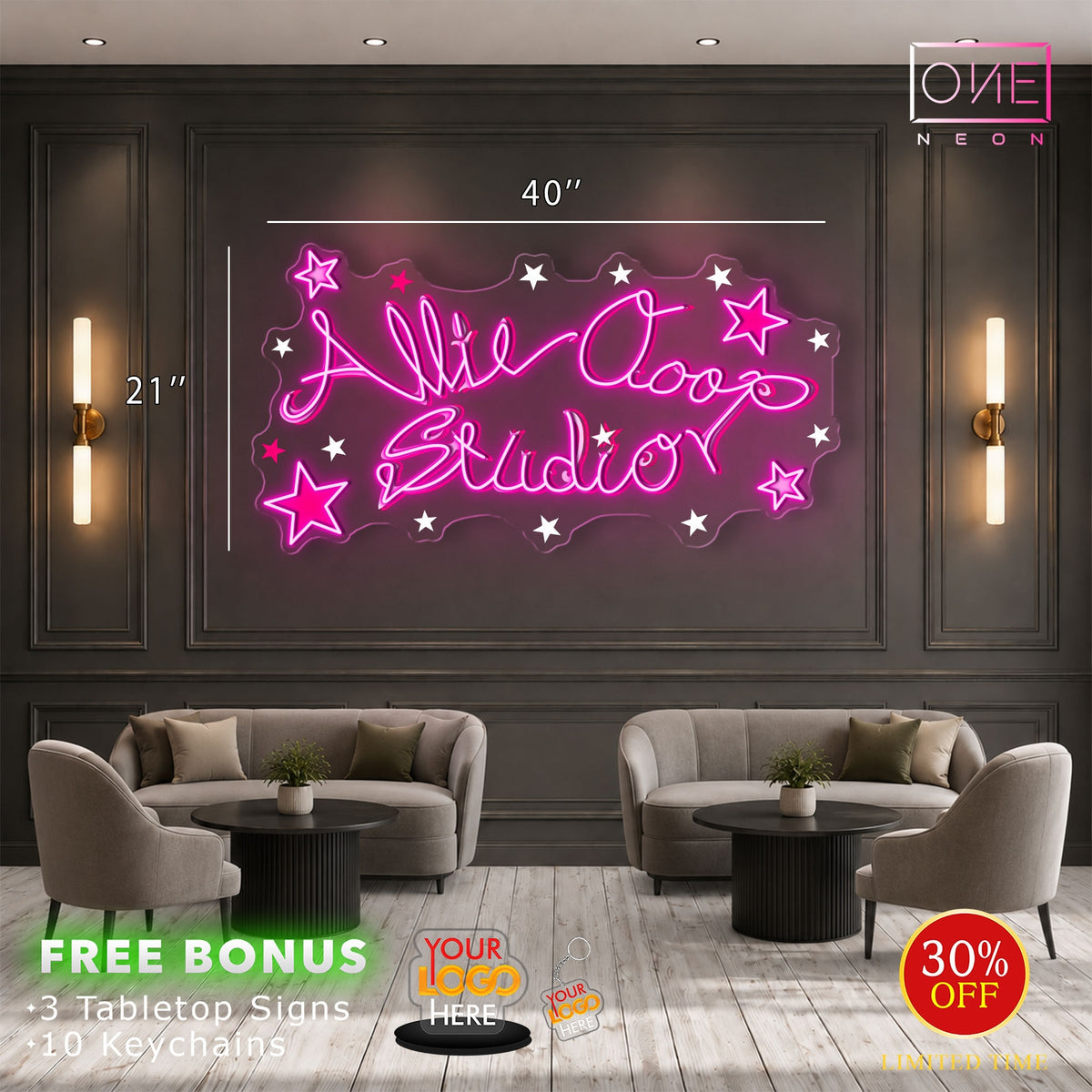 Nick Custom Sign | LED Neon Sign