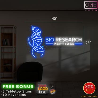 BIO RESEARCH PEPTIDES | LED Neon Sign