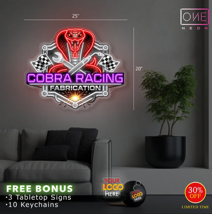 Cobra racing fabrication | LED Neon Sign