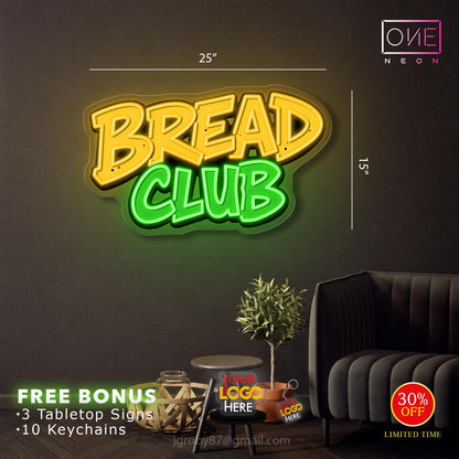 BREAD CLUB | LED Neon Sign
