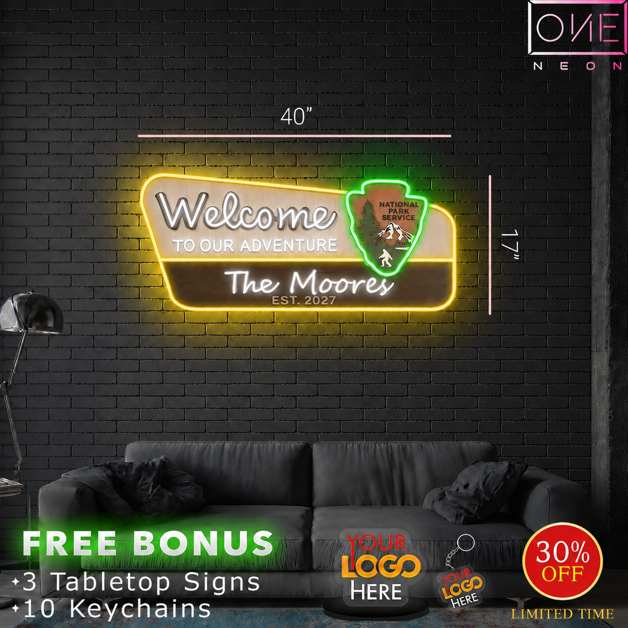 The Moores | LED Neon Sign