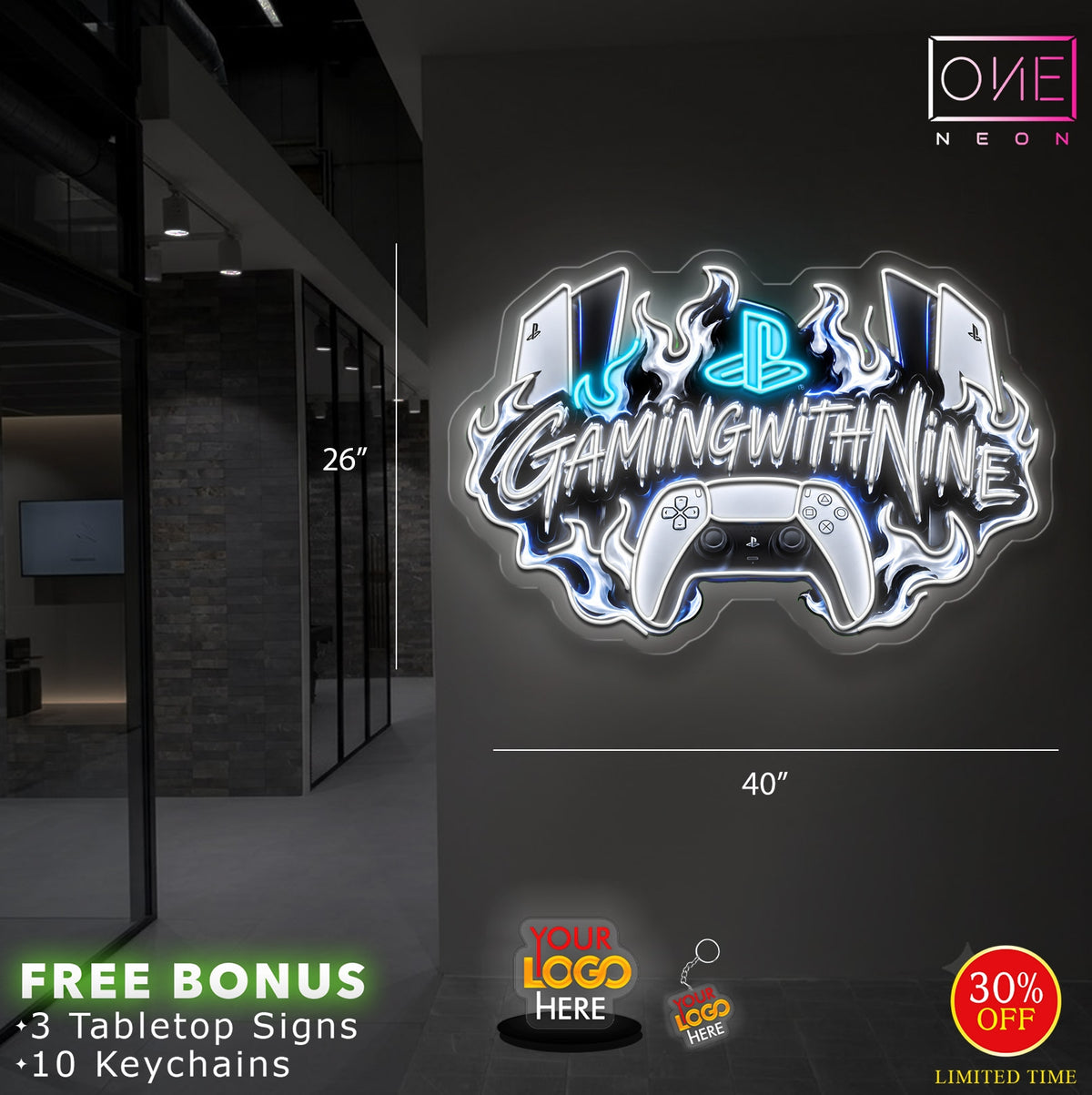 GAMINGWITHNINE| LED Neon Sign