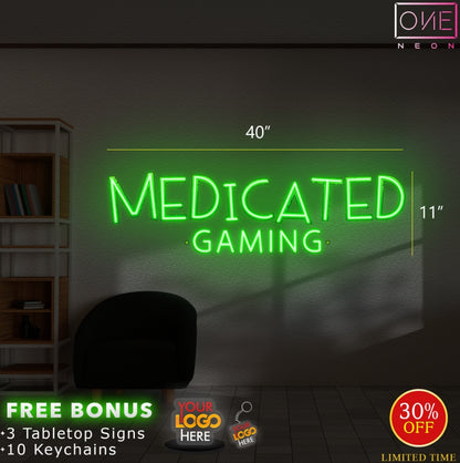 Medicated Gaming | LED Neon Sign