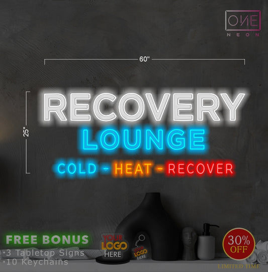 RECOVERY LOUNGE COLD-HEAT-RECOVER | LED Neon Sign