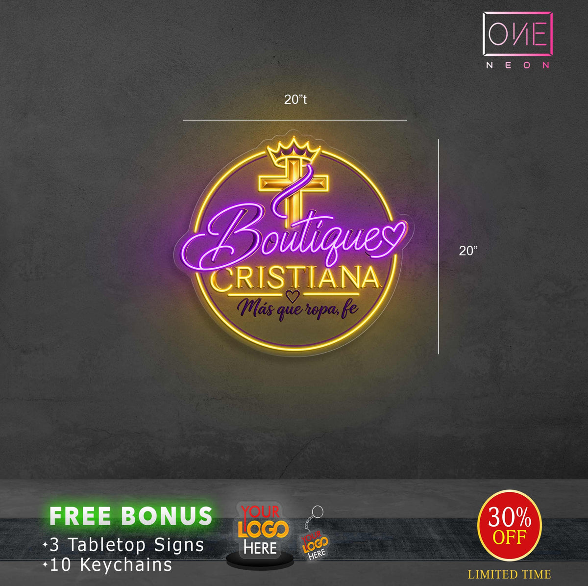 BOUTIQUE CRISTIANA | LED Neon Sign