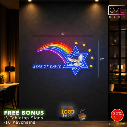 Star of David | LED Neon Sign