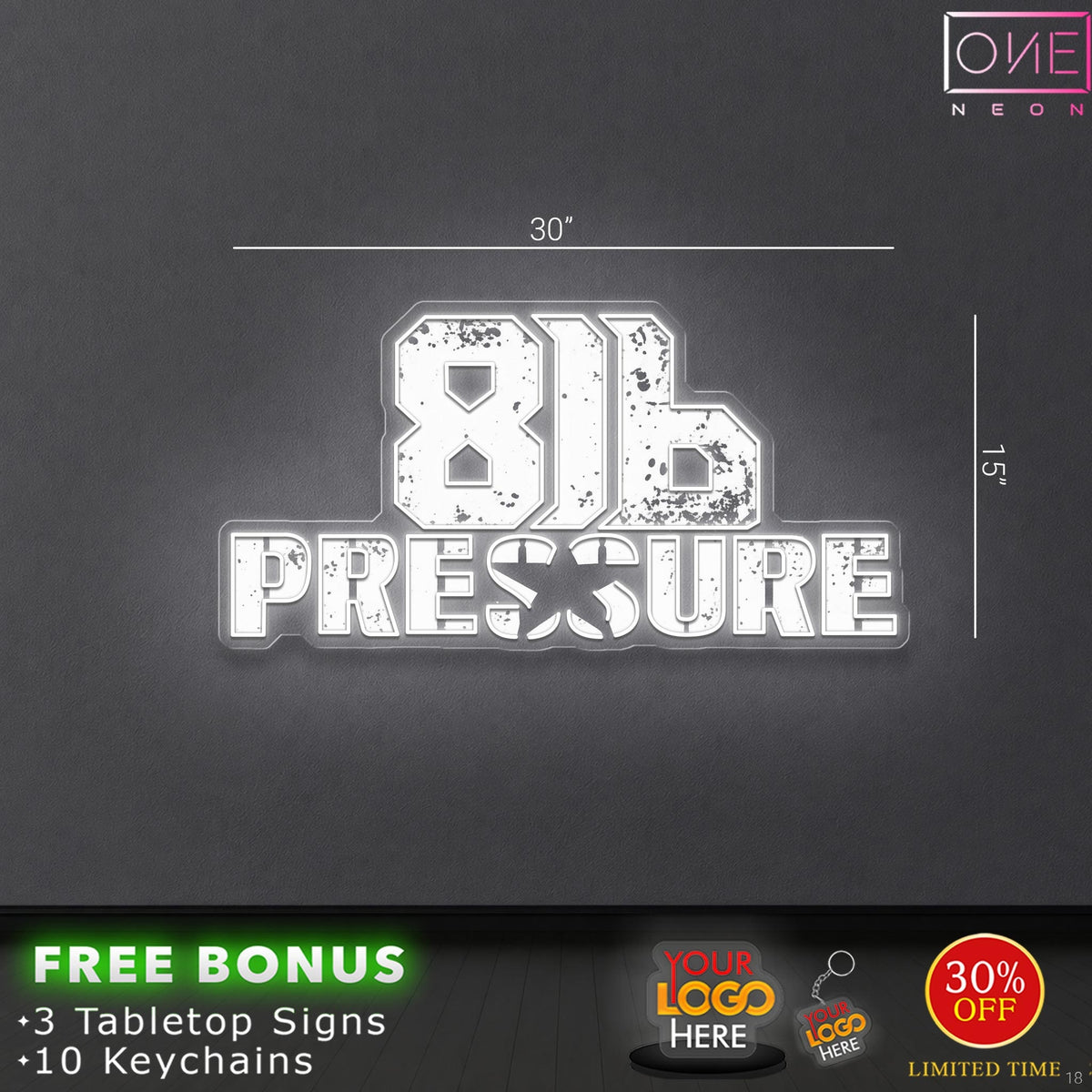 PRESSURE | LED Neon Sign