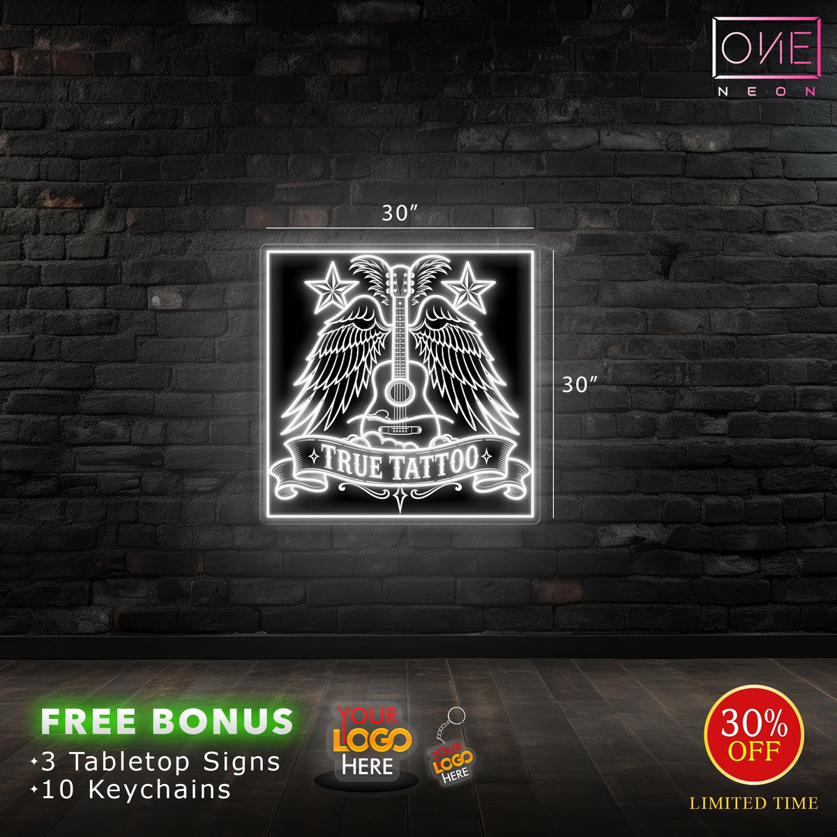 TRUE TATTOO | LED Neon Sign