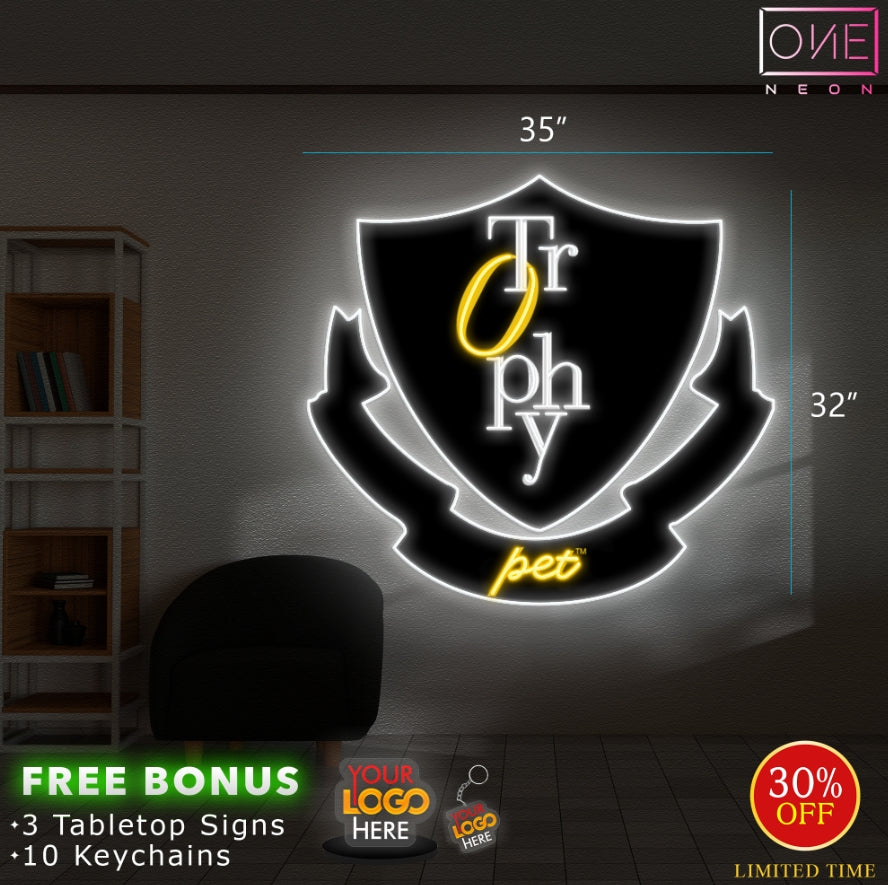 Enseigne néon LED œuvre d'art Tatoueur