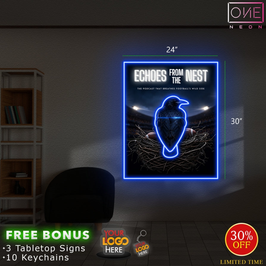 ECHOES FROM THE NEST | LED Neon Sign