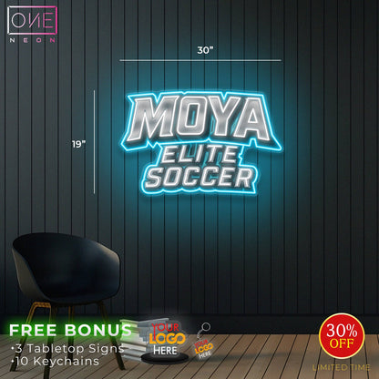 MOYA ELITE SOCCER | LED Neon Sign