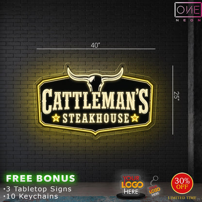 CATTLEMAN | LED Neon Sign