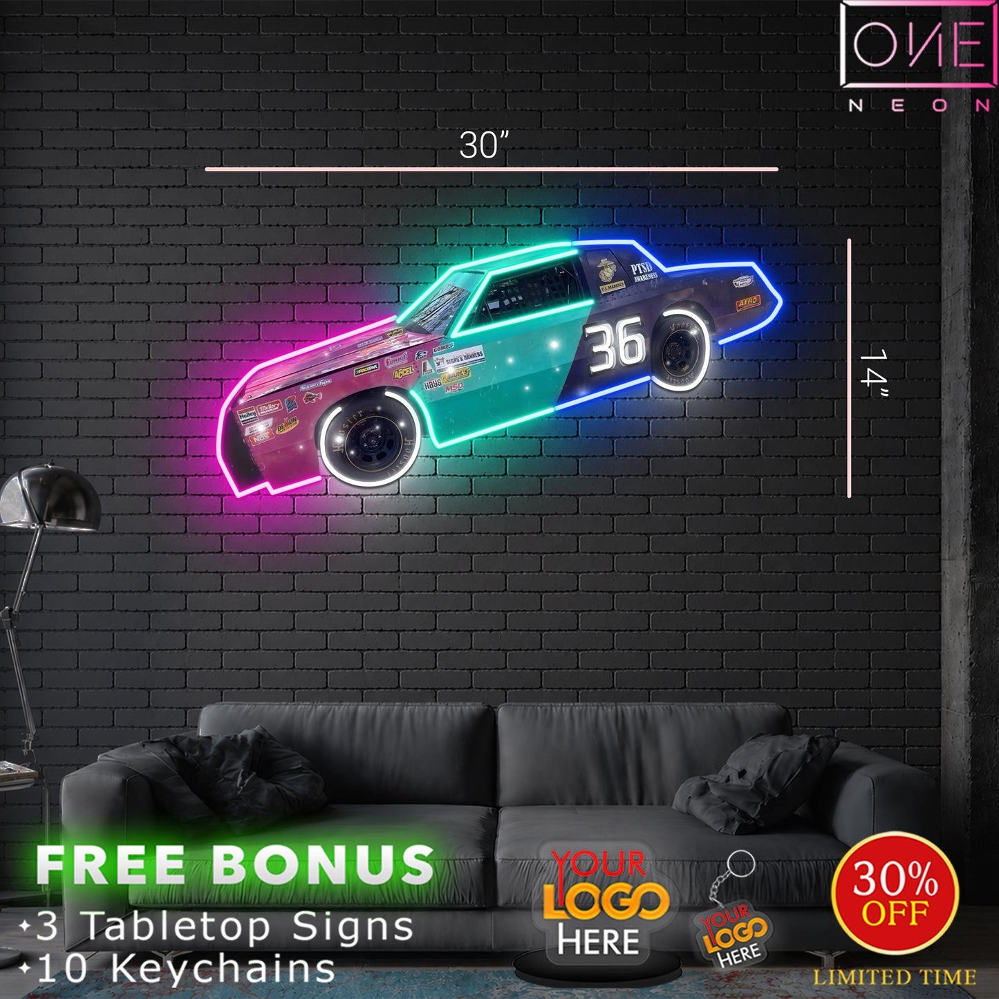 Brandi Custom Sign | LED Neon Sign