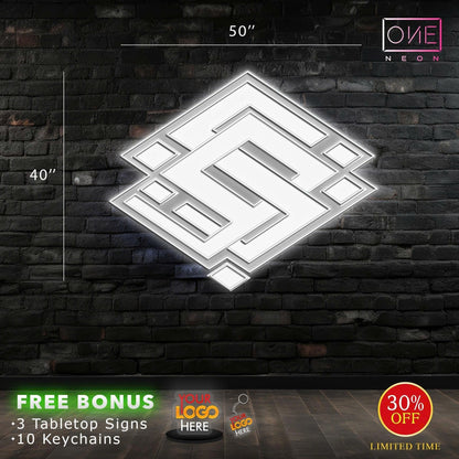 S G logo | LED Neon Sign (outdoor use)