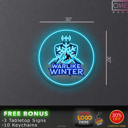 WARLIKE WINTER | LED Neon Sign