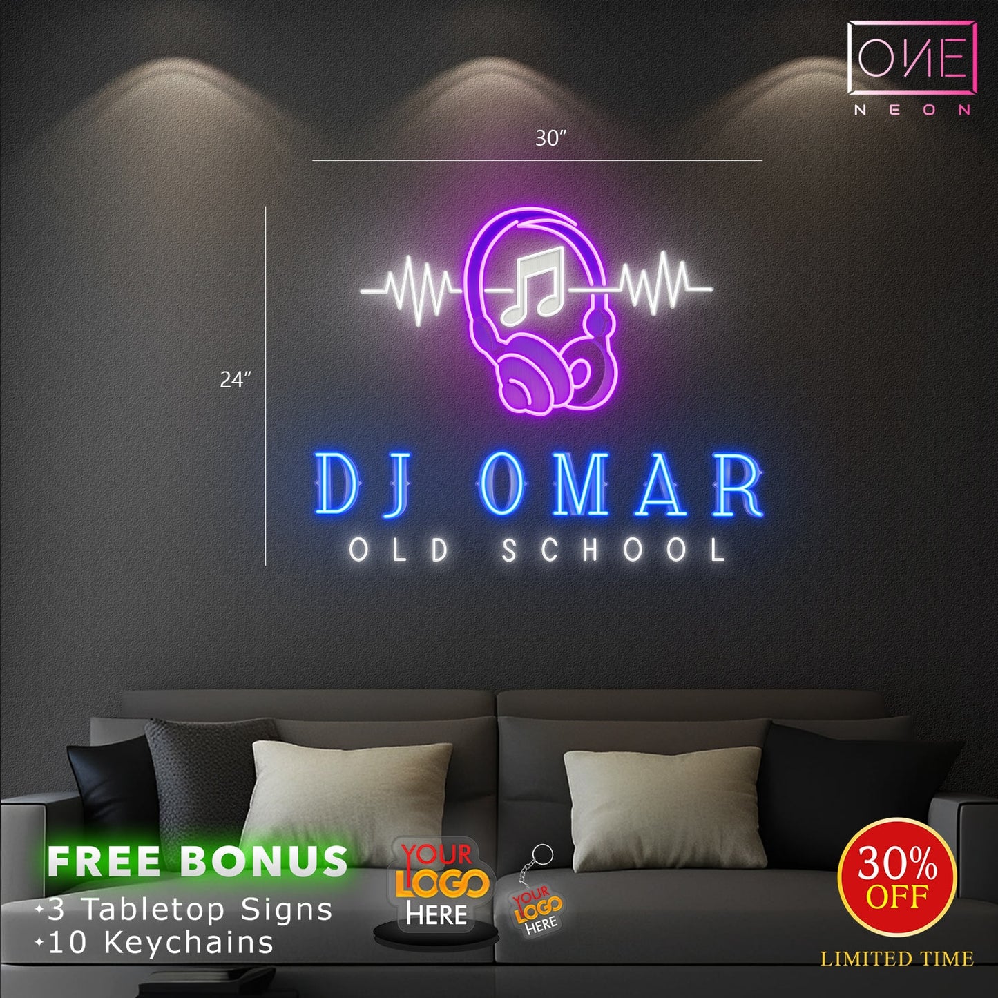 DJ OMAR | LED Neon Sign
