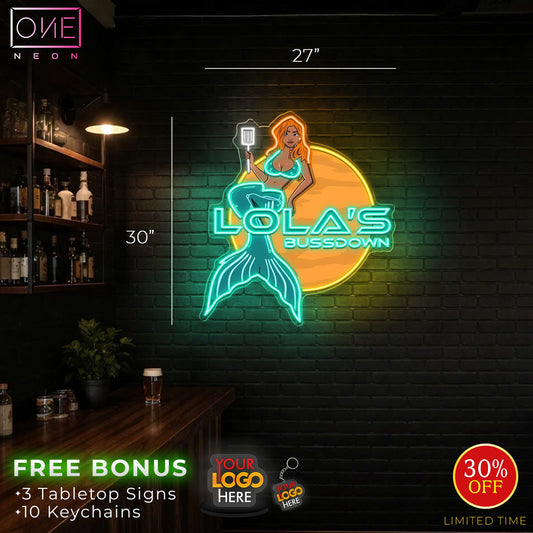 Lola's Bussdown | LED Neon Sign