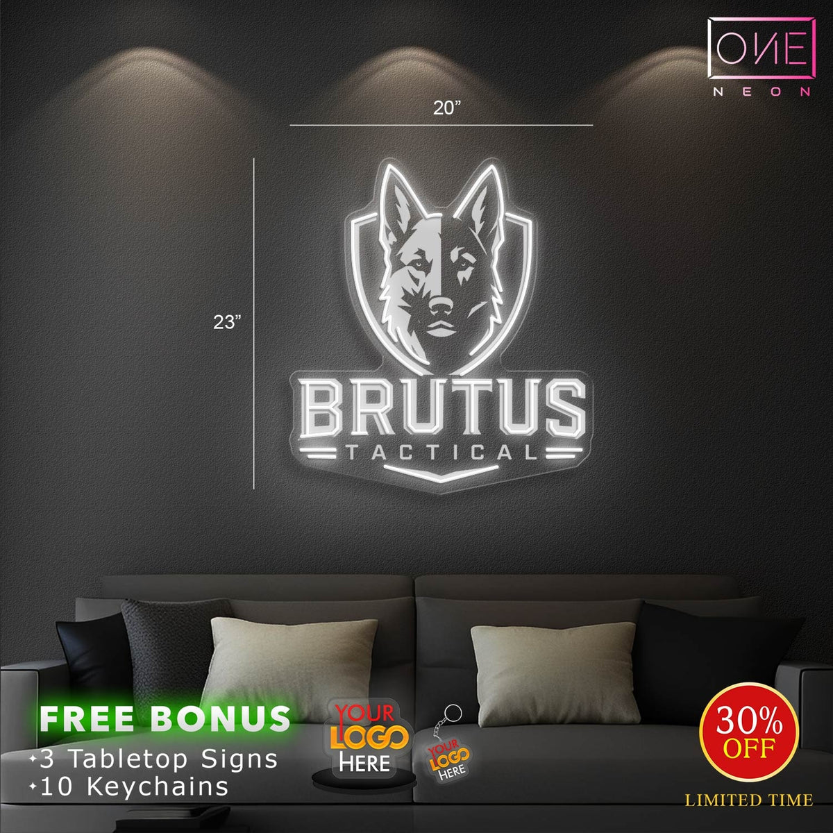Brutus Tactical | LED Neon Sign